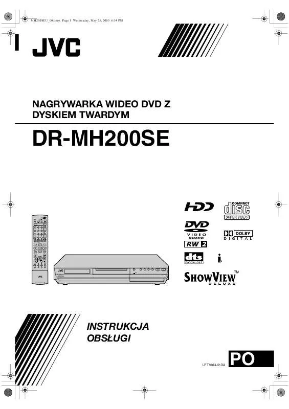 Mode d'emploi JVC DR-MH200