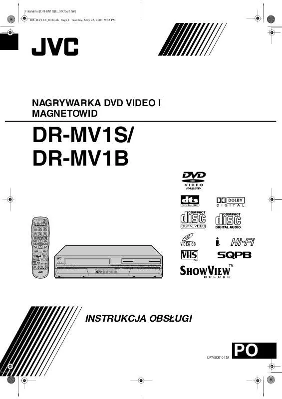 Mode d'emploi JVC DR-MV1