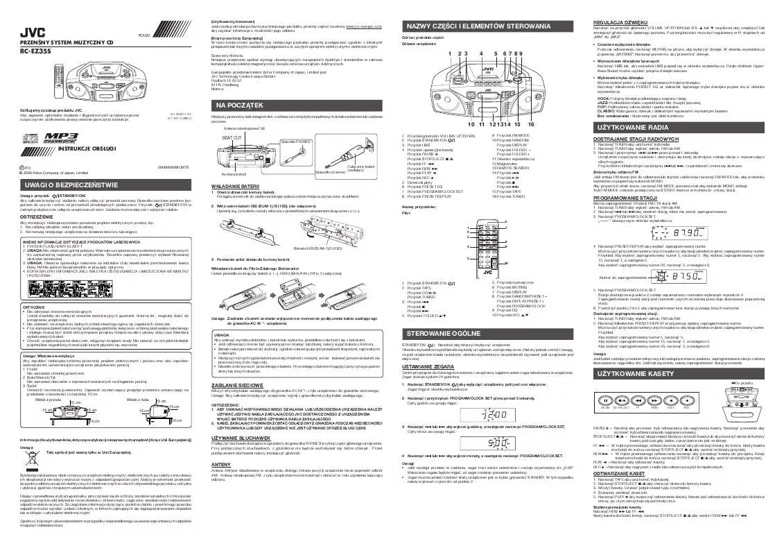 Mode d'emploi JVC RC-EZ35