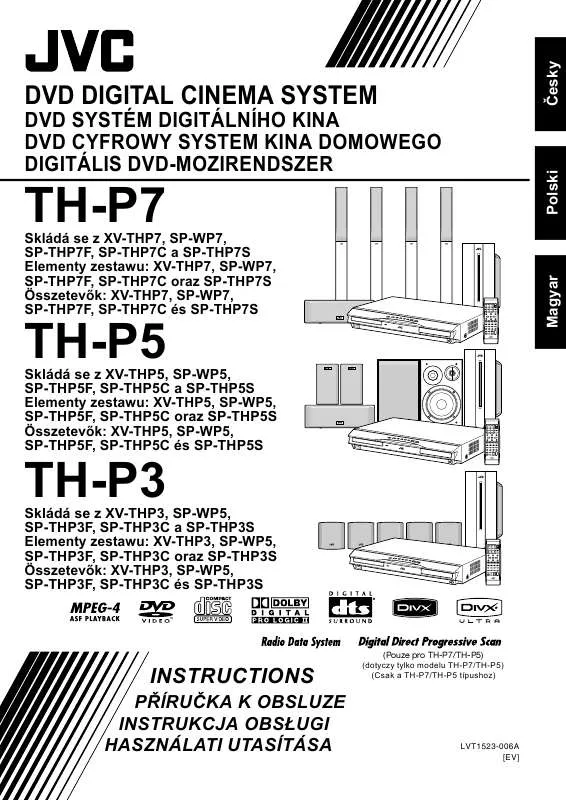 Mode d'emploi JVC TH-P5