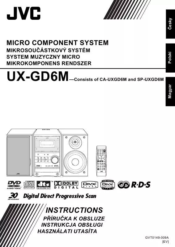 Mode d'emploi JVC UX-GD6