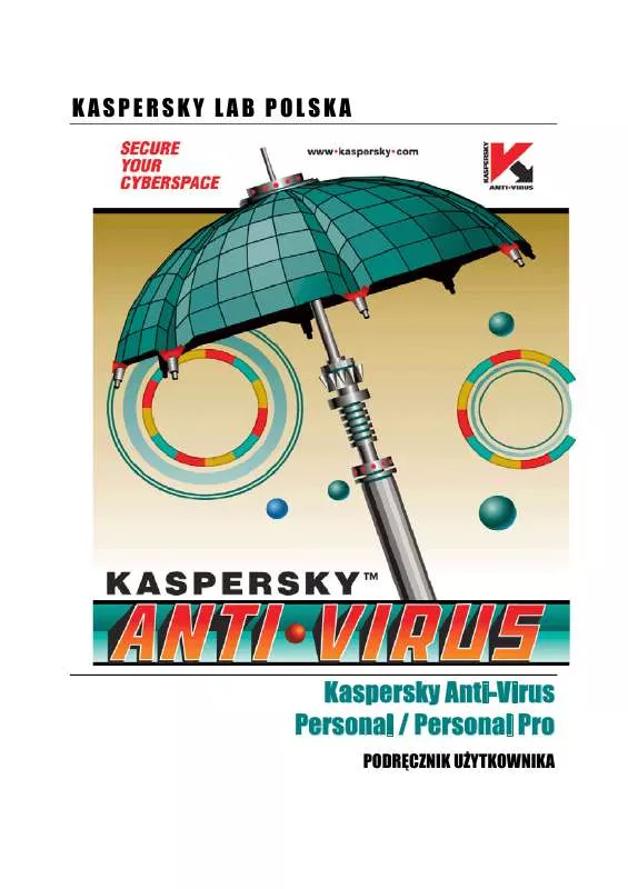 Mode d'emploi KASPERSKY ANTI-VIRUS PERSONAL PRO