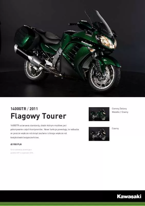 Mode d'emploi KAWASAKI 1400 GTR