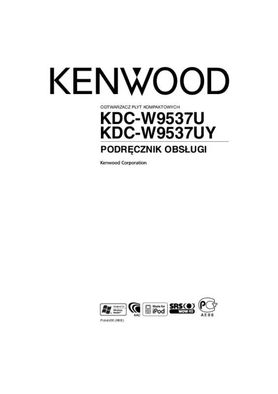 Mode d'emploi KENWOOD KDC-W9537UY
