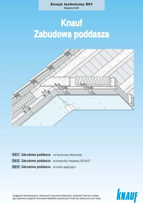 Mode d'emploi KNAUF D61