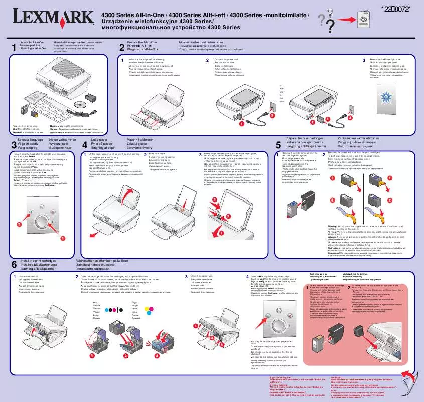 Mode d'emploi LEXMARK P4330