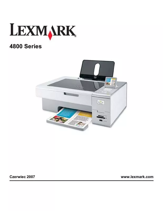 Mode d'emploi LEXMARK X4850