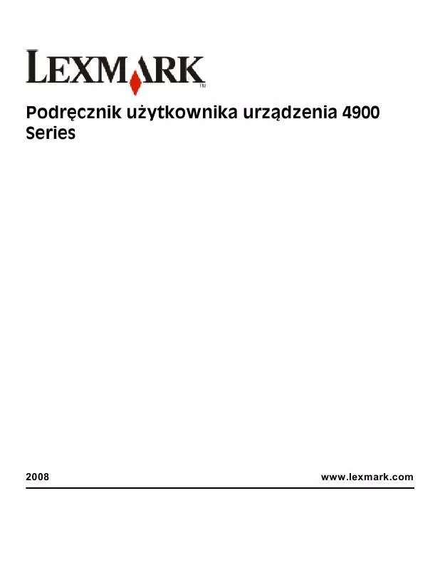 Mode d'emploi LEXMARK X4975