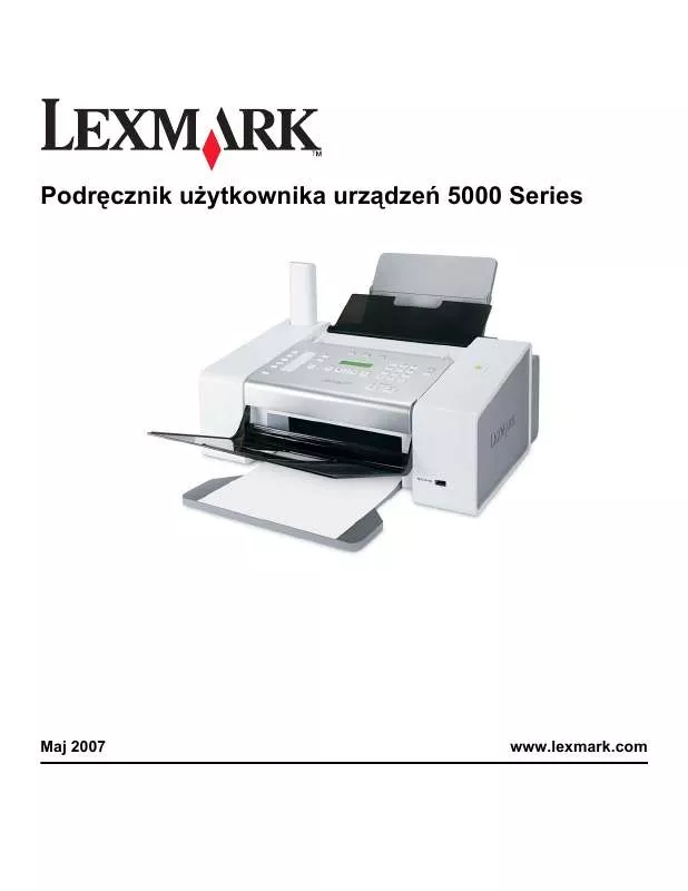 Mode d'emploi LEXMARK X5070