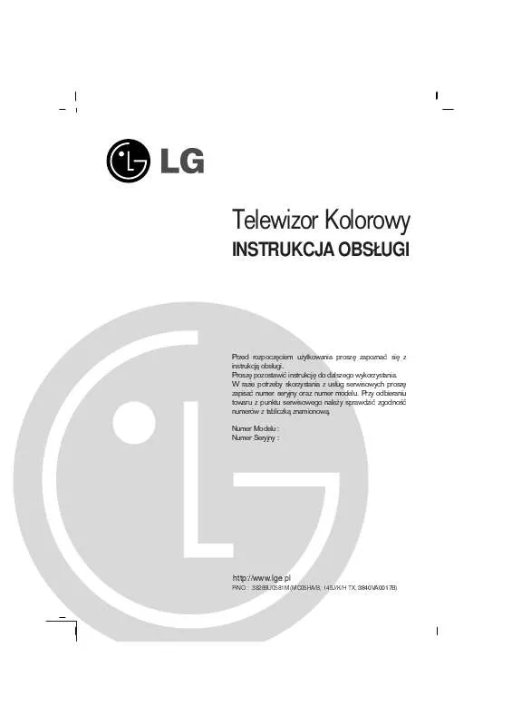 Mode d'emploi LG 29FS4RNX