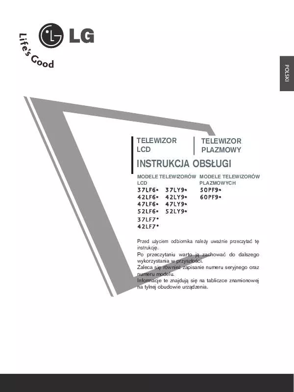 Mode d'emploi LG 47LY95