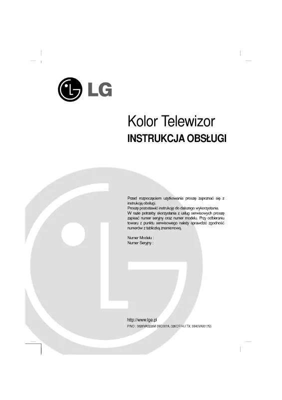 Mode d'emploi LG CE-29Q46ET