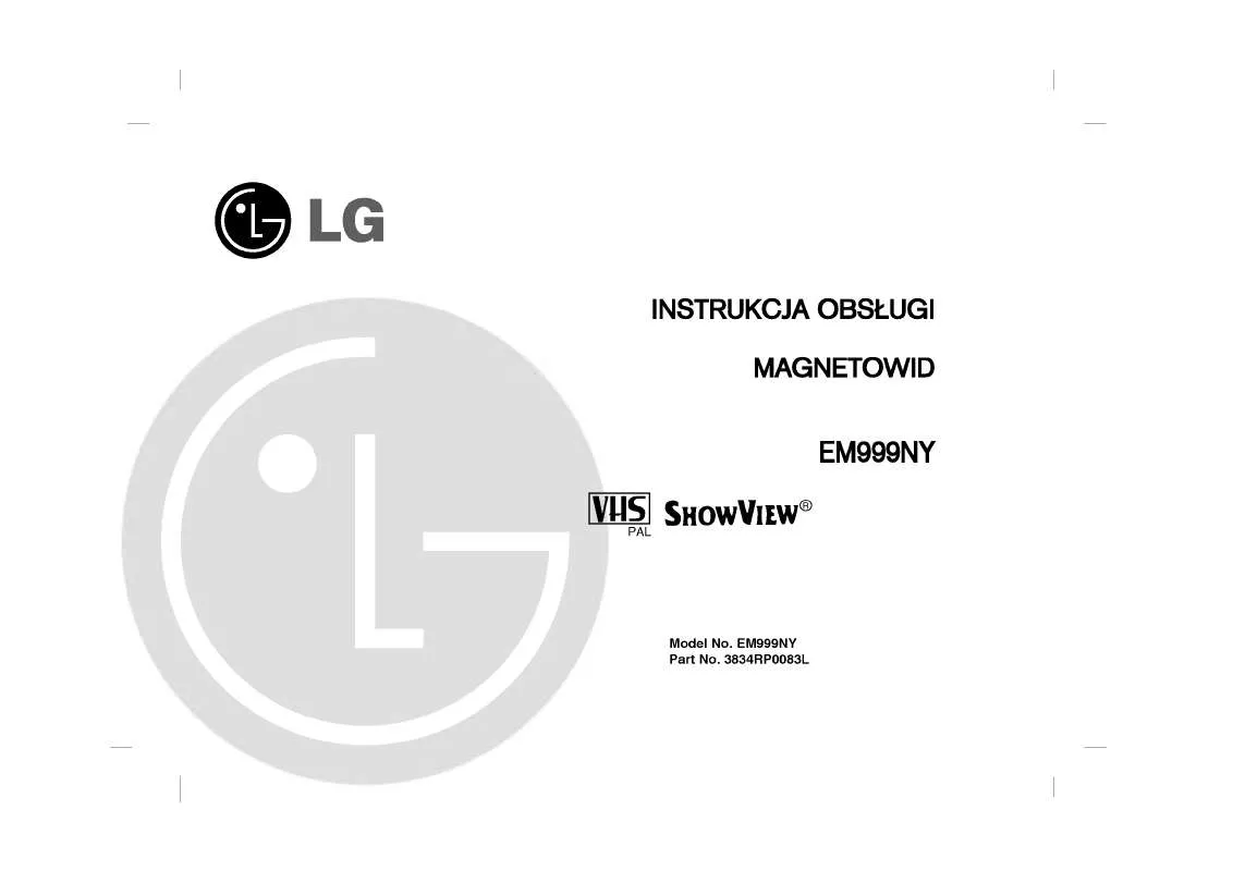 Mode d'emploi LG EM999NY