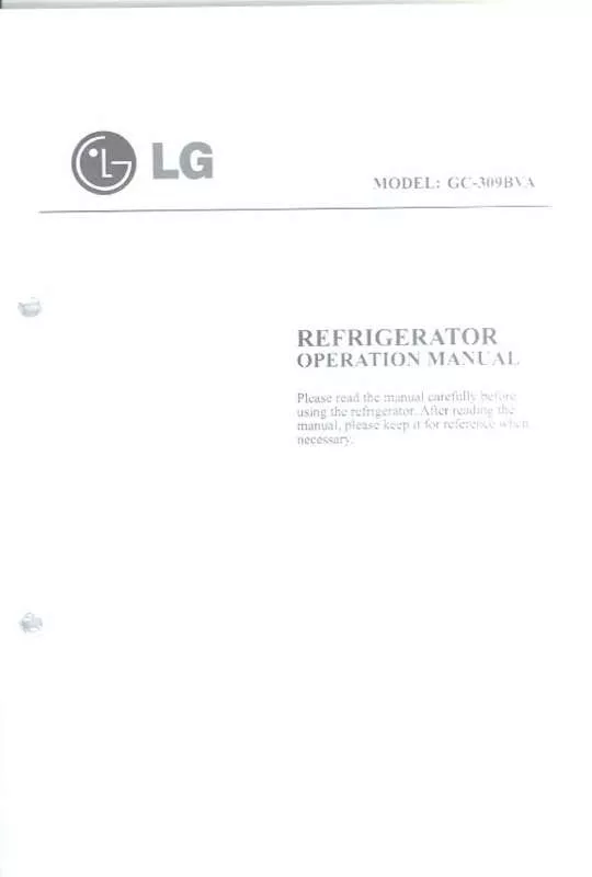 Mode d'emploi LG GC-309BVA