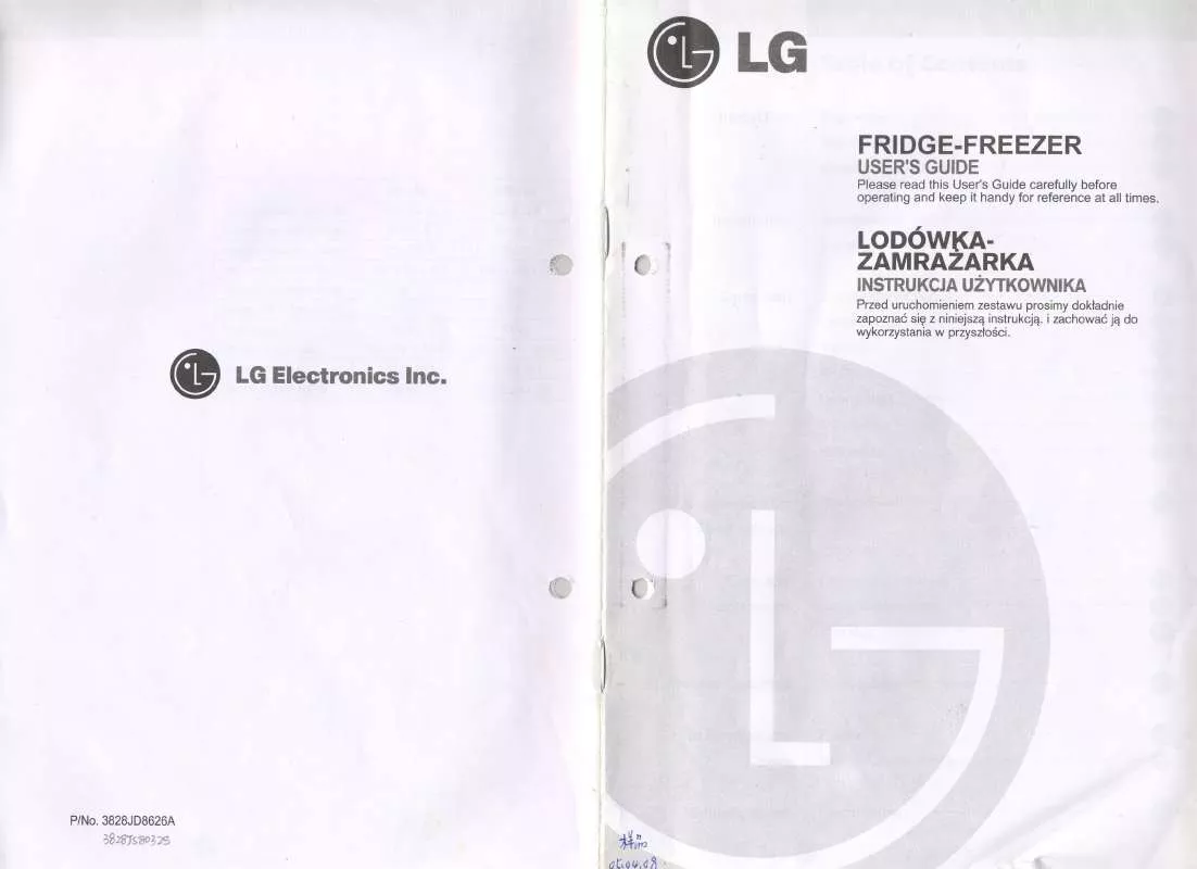 Mode d'emploi LG GR-399SQ