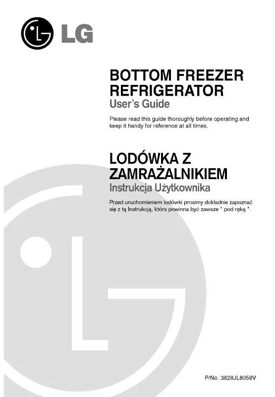 Mode d'emploi LG GR-F218JTTA