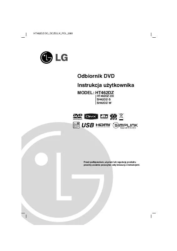 Mode d'emploi LG HT462DZ-D0