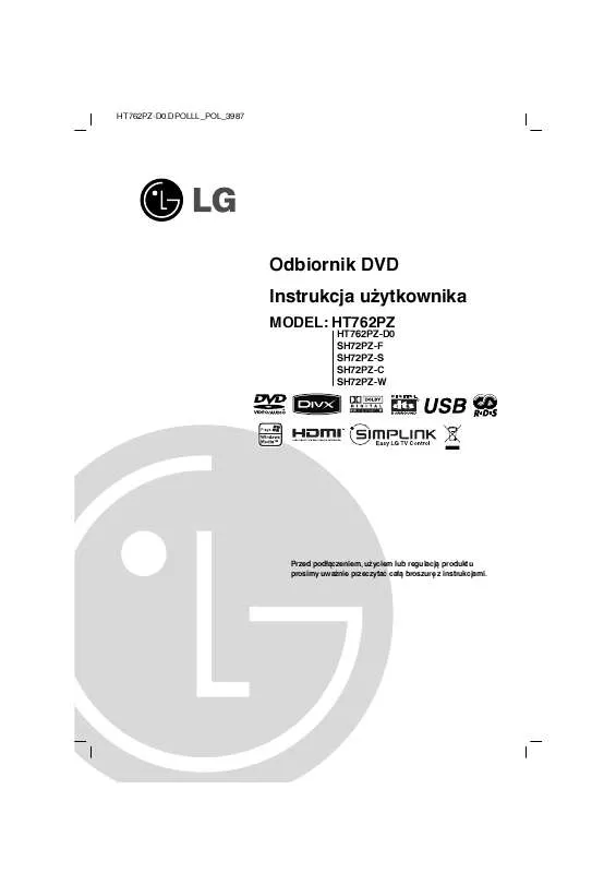 Mode d'emploi LG HT762PZ