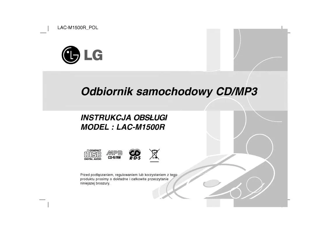 Mode d'emploi LG LAC-M1500R