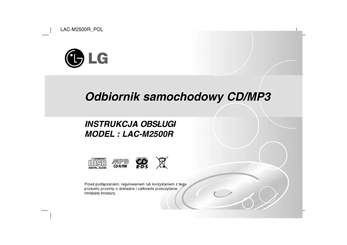Mode d'emploi LG LAC-M2500R