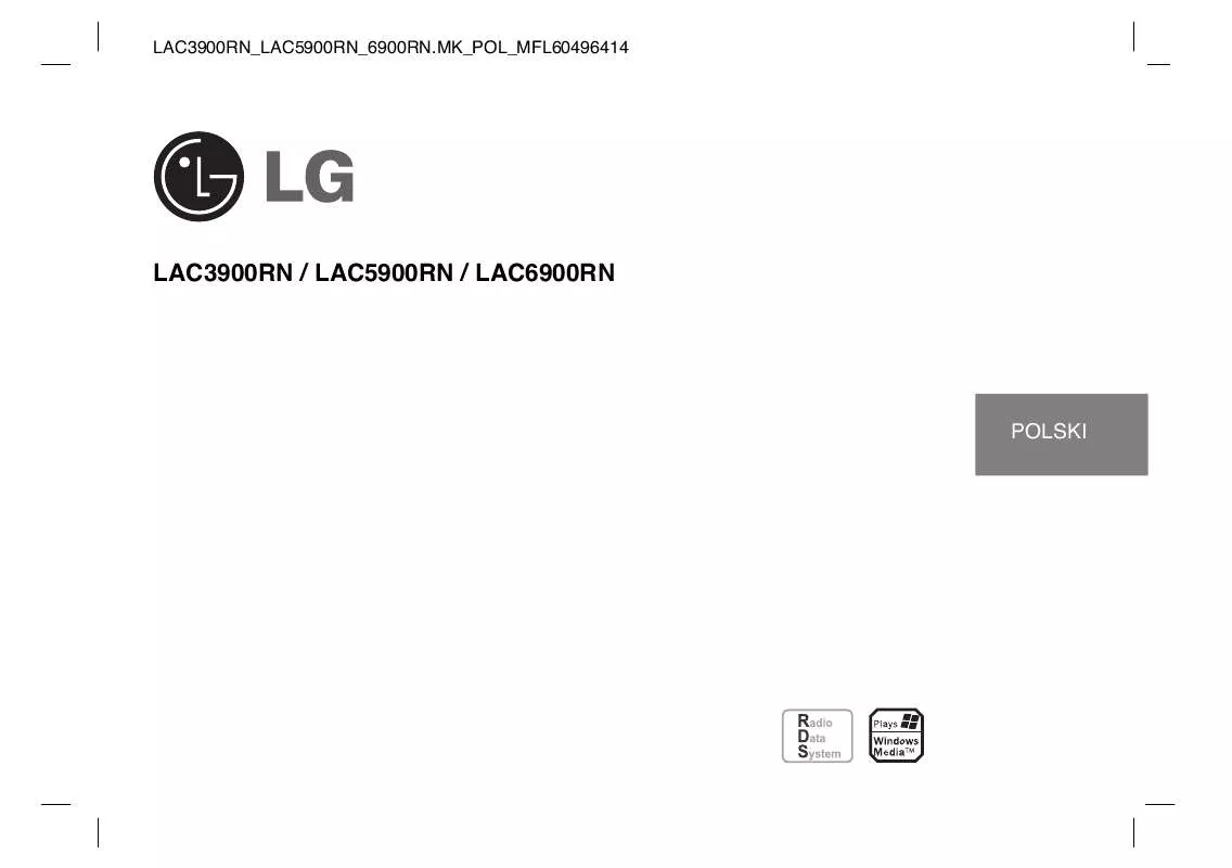 Mode d'emploi LG LAC-3900