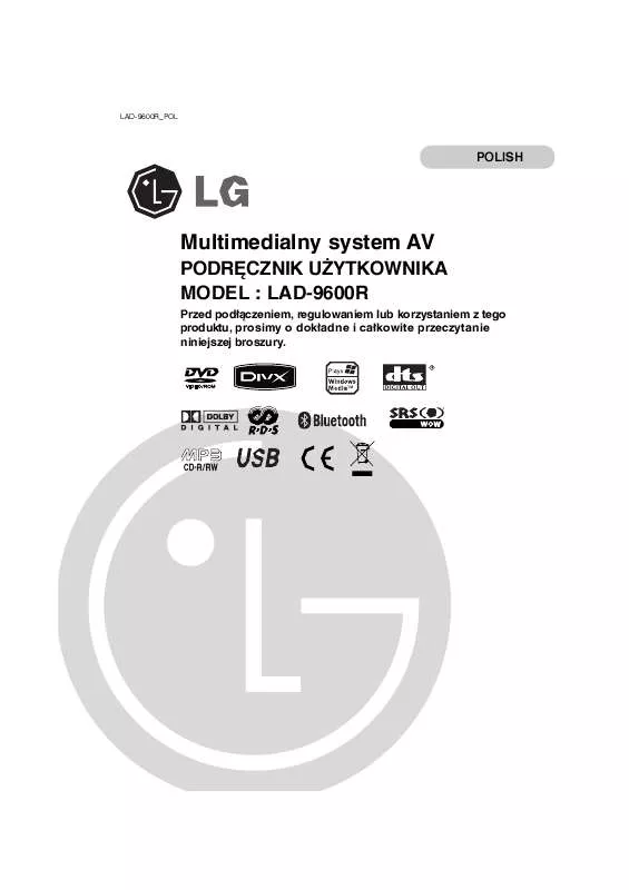 Mode d'emploi LG LAD-9600R