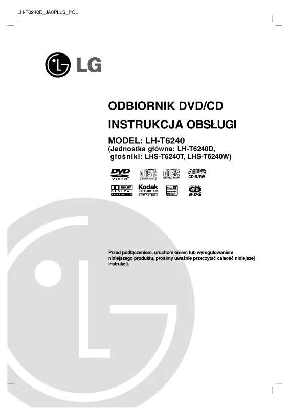 Mode d'emploi LG LH-T6240D