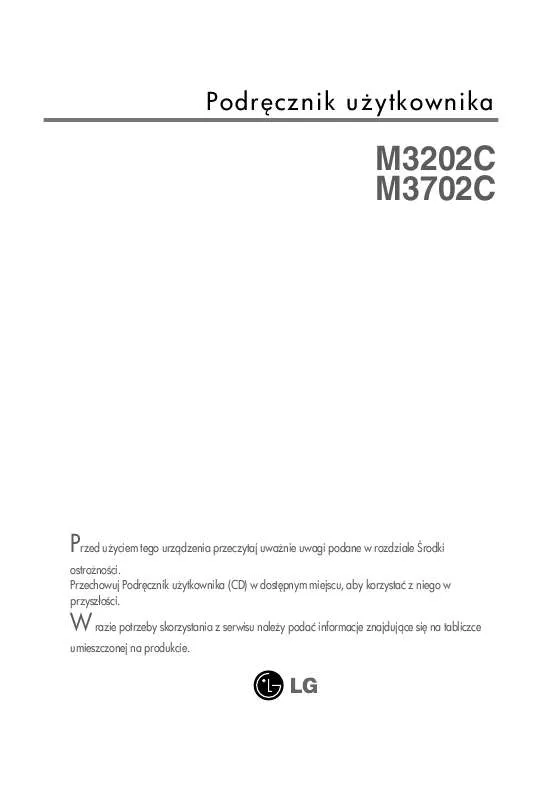 Mode d'emploi LG M3702C-BAP