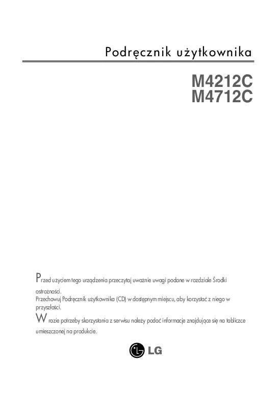 Mode d'emploi LG M4212C-BA