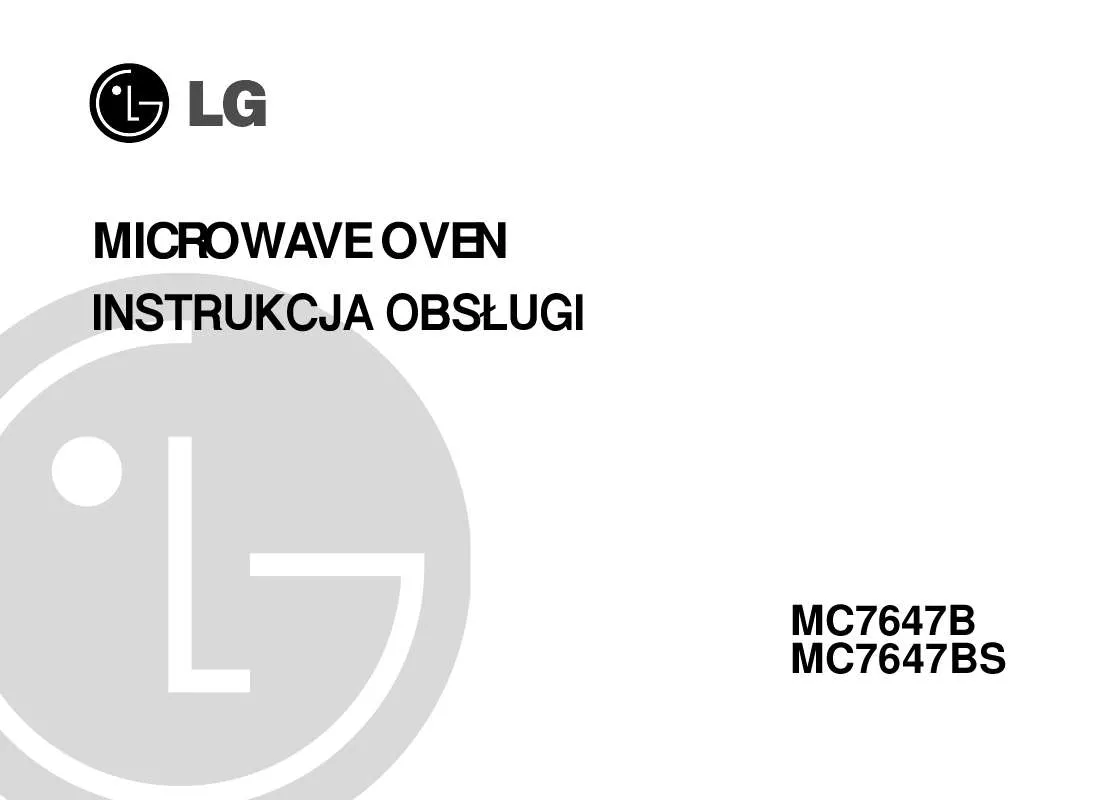 Mode d'emploi LG MC-7647-BS
