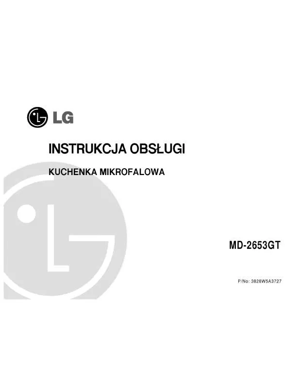 Mode d'emploi LG MD-2653GT