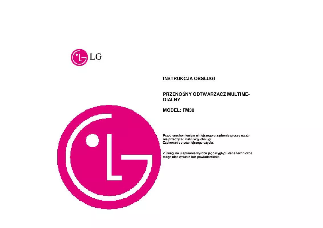 Mode d'emploi LG MF-FM30S1K