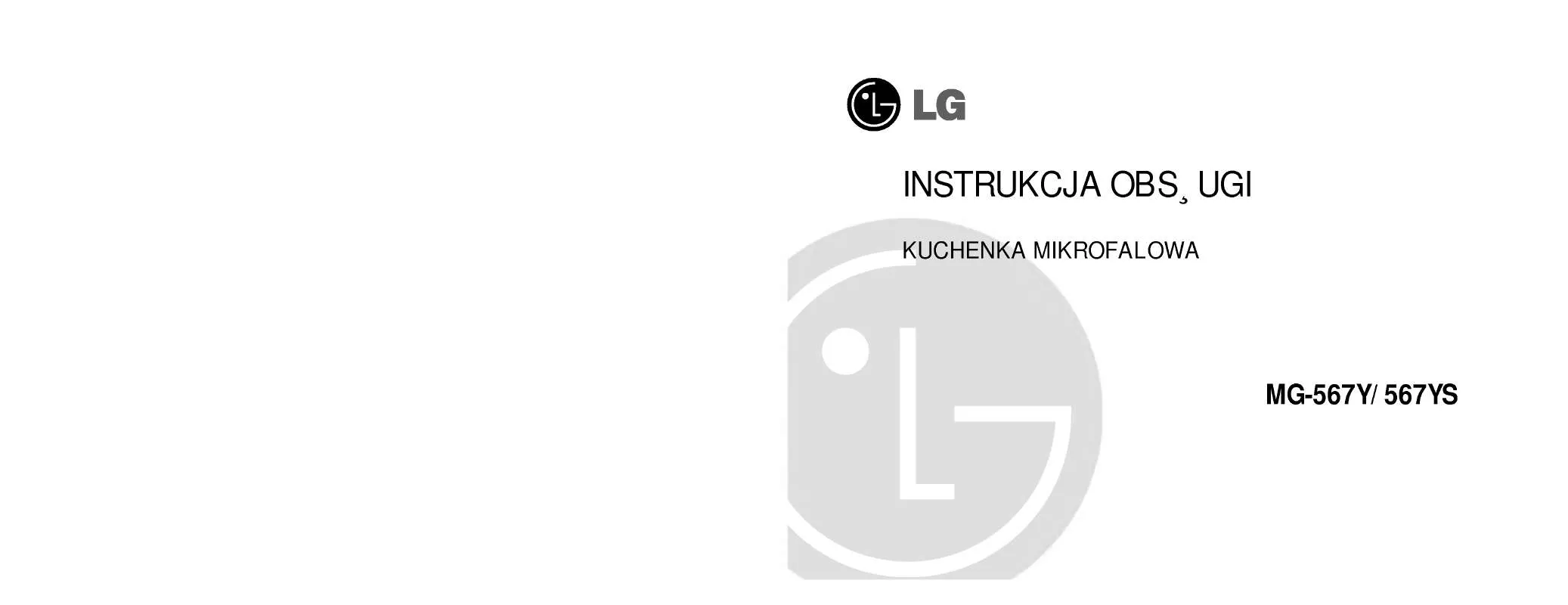 Mode d'emploi LG MG-567YS