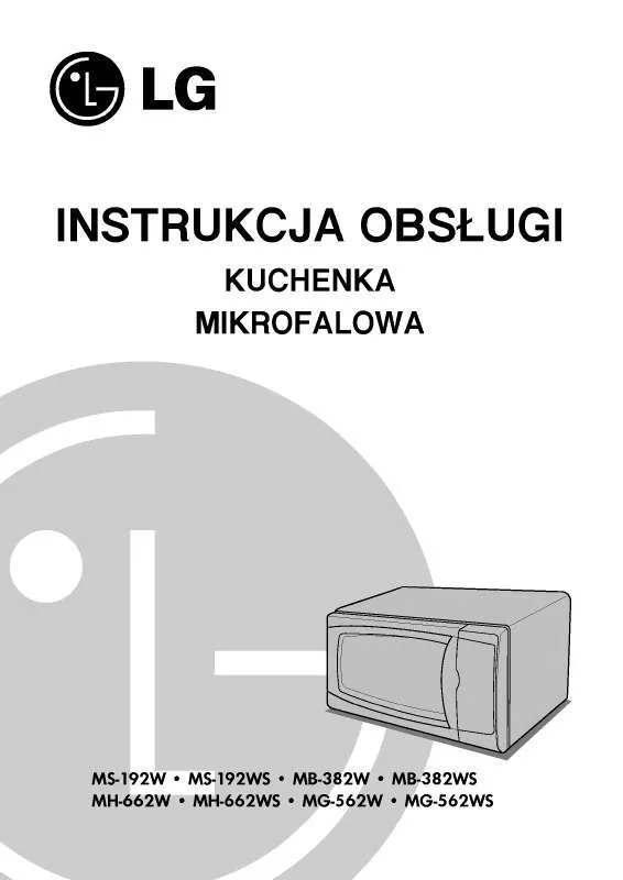 Mode d'emploi LG MS-192W