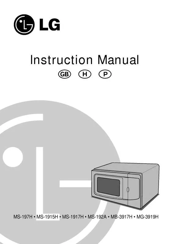 Mode d'emploi LG MS-197H