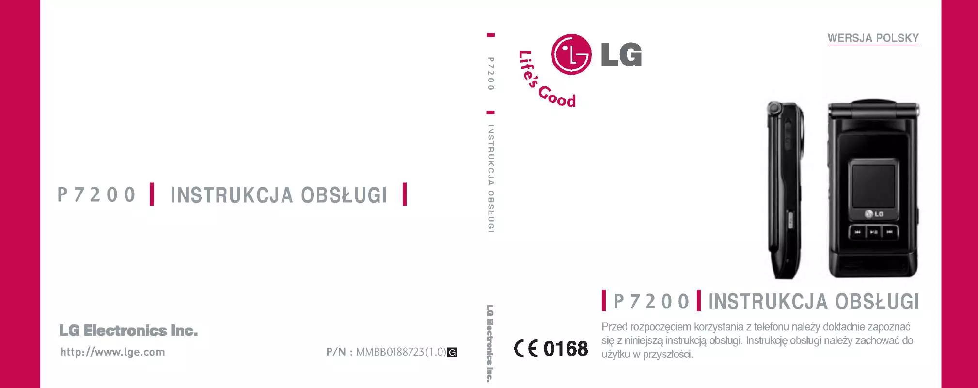 Mode d'emploi LG P7200
