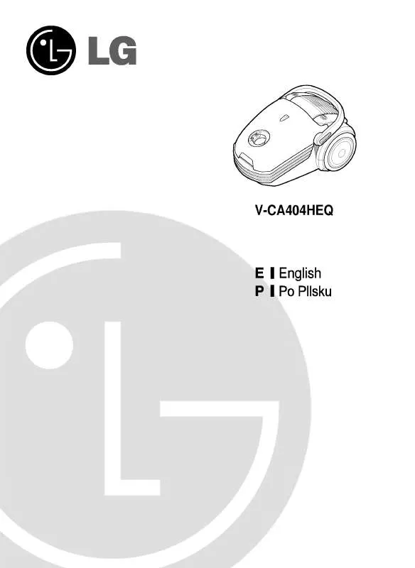 Mode d'emploi LG V-CA404HEQ