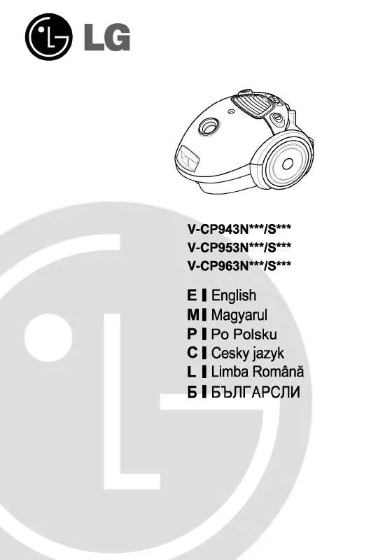 Mode d'emploi LG V-CP963STC