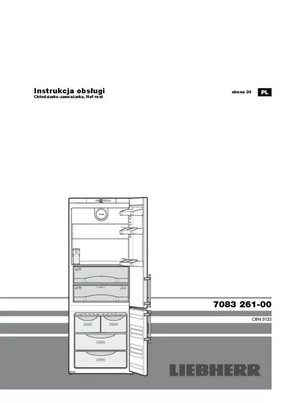 Mode d'emploi LIEBHERR CBNESF 5133 COMFORT BIOFRESH NOFROST