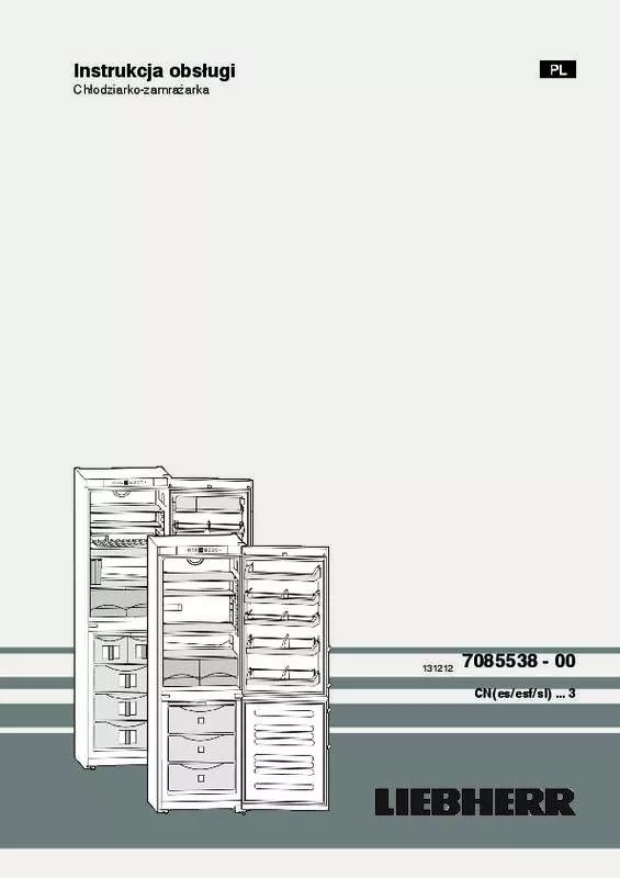 Mode d'emploi LIEBHERR CN 3423 COMFORT