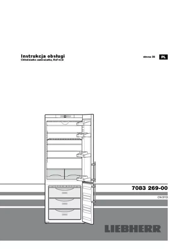 Mode d'emploi LIEBHERR CN 5113 COMFORT NOFROST