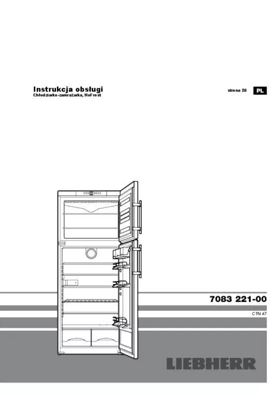 Mode d'emploi LIEBHERR CTNES 4753 PREMIUM NOFROST