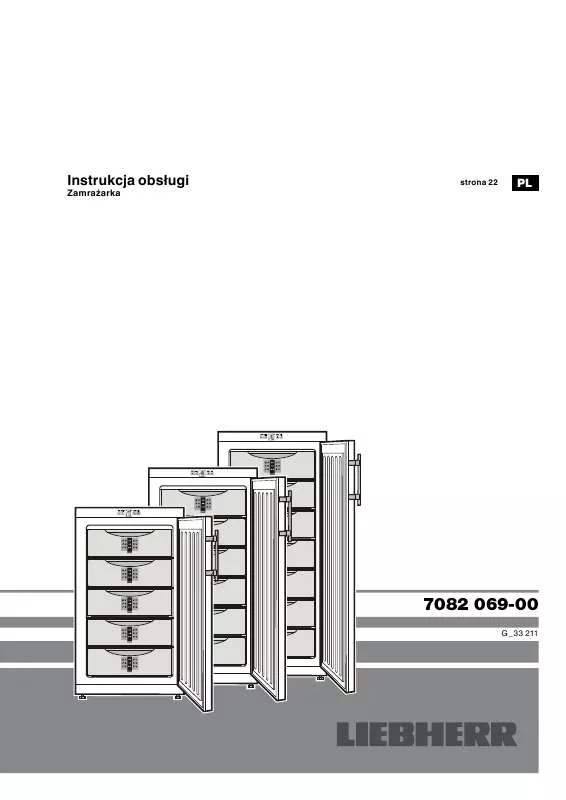 Mode d'emploi LIEBHERR G 2033 COMFORT