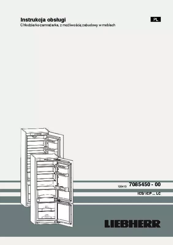 Mode d'emploi LIEBHERR ICP 3314 COMFORT