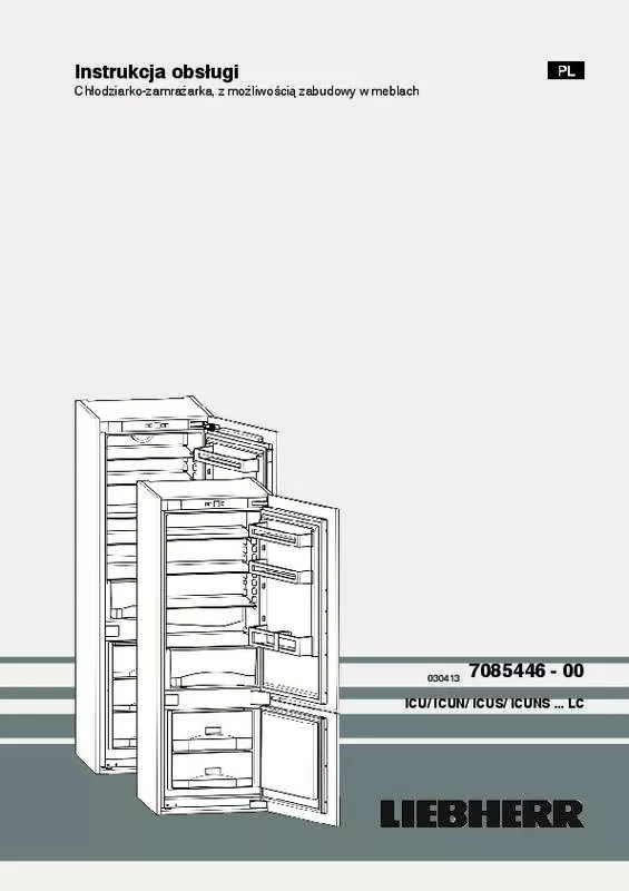 Mode d'emploi LIEBHERR ICUS 2914 COMFORT