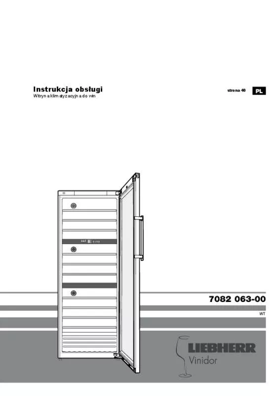 Mode d'emploi LIEBHERR WTES 5872 VINIDOR