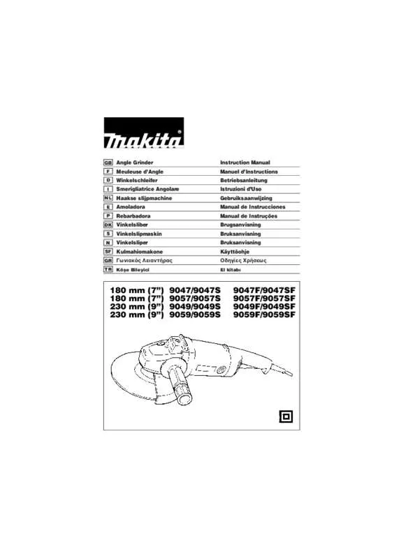 Mode d'emploi MAKITA 9049SF