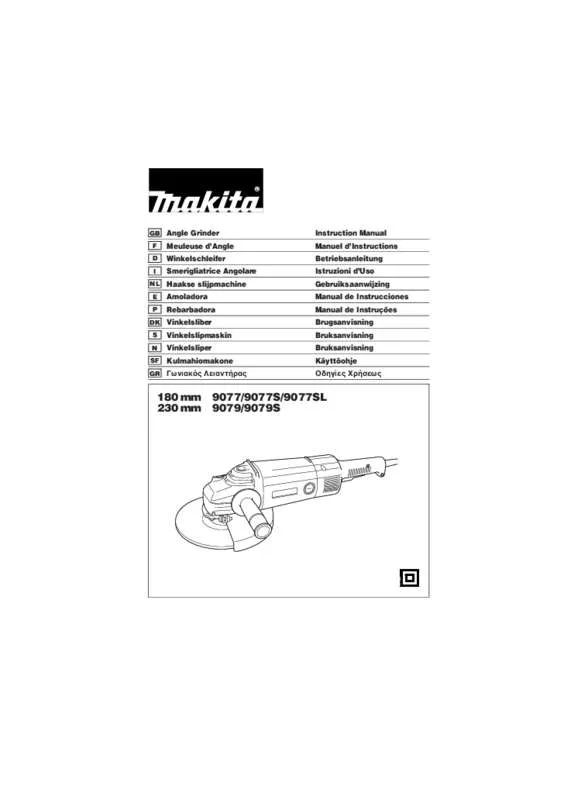 Mode d'emploi MAKITA 9077