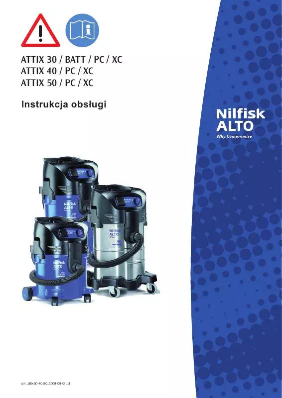 Mode d'emploi NILFISK ATTIX 30