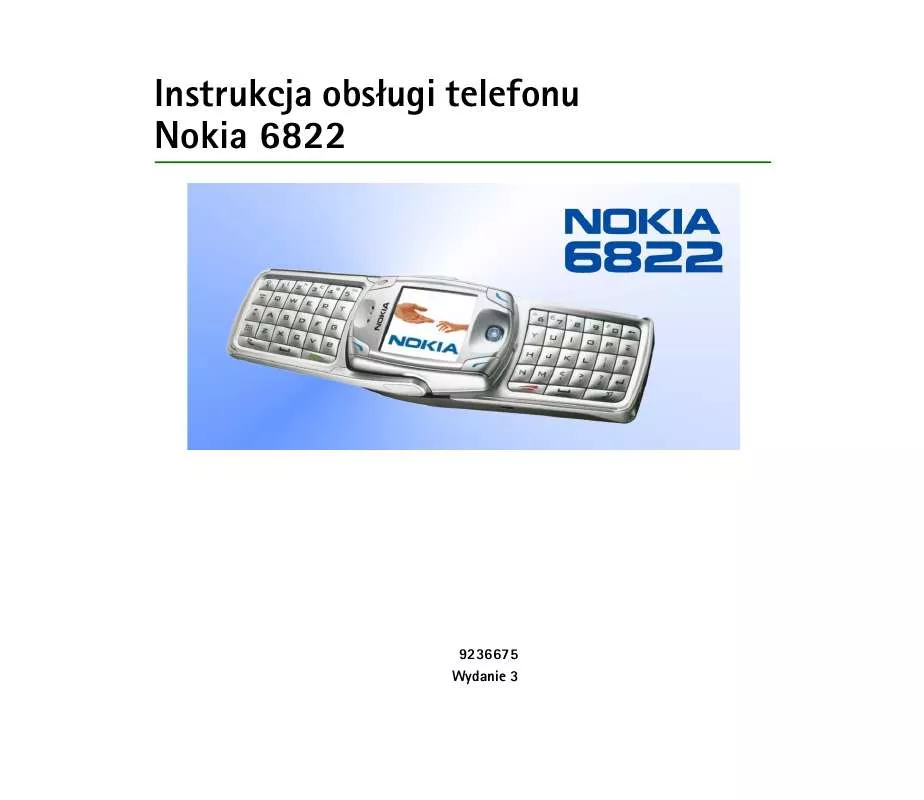 Mode d'emploi NOKIA 6822